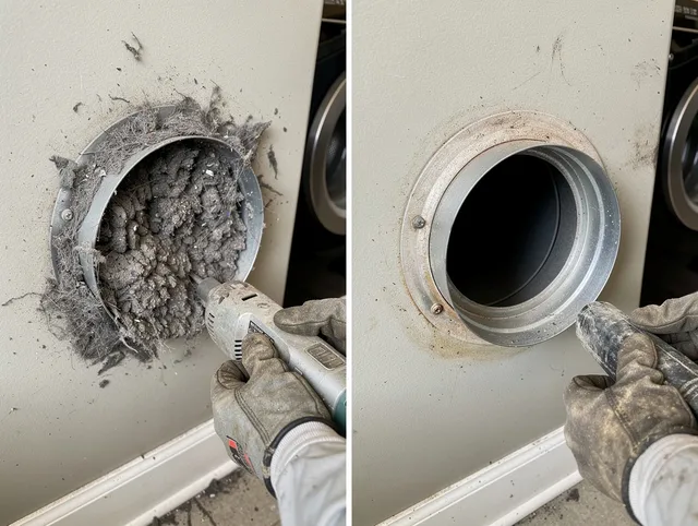 Professional clogged vent cleaning by Millbury Dryer Vent Cleaning in Millbury