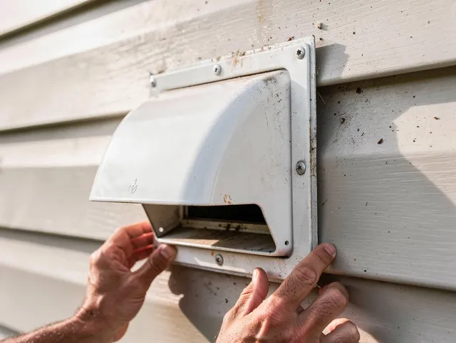 Millbury Dryer Vent Cleaning technician delivering thorough residential dryer vent cleaning service in Millbury